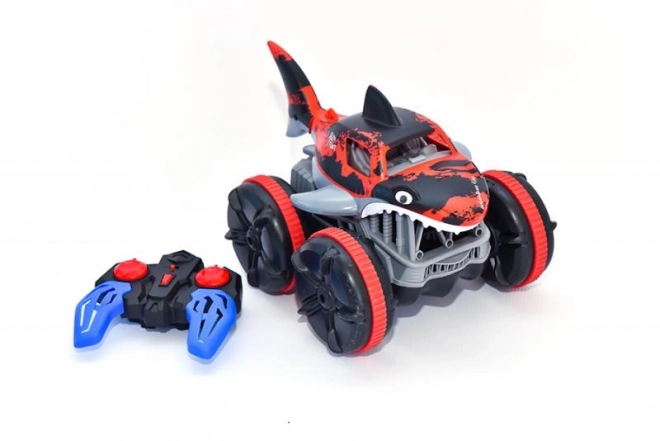 Amphibious Shark Remote Control Car - Red