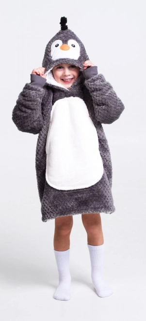 Cozy Animal Hooded Blanket Sweatshirt for Kids 3-6 Years