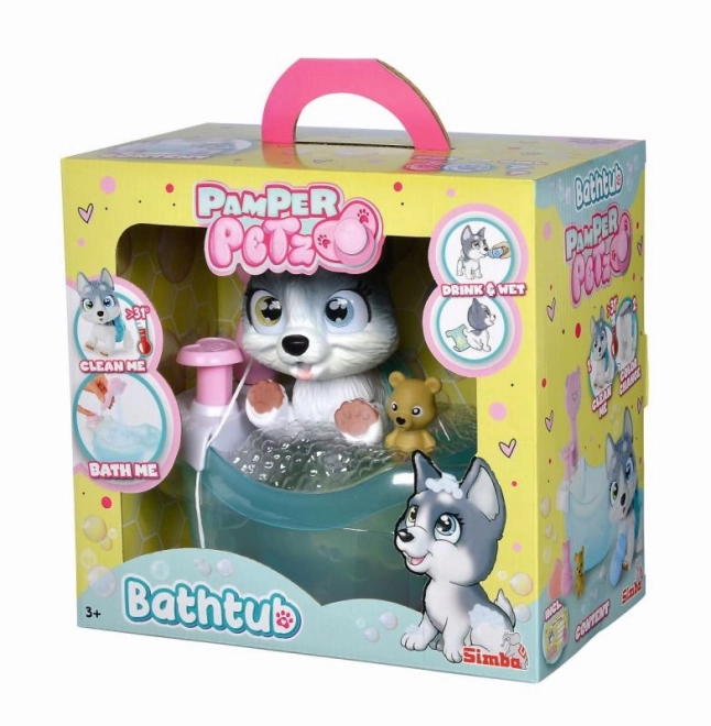 Husky Puppy Pamper Petz Bath Set