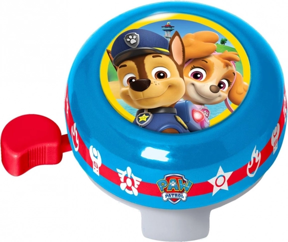 Blauer Kinderfahrradklingel mit Paw Patrol Motiv
