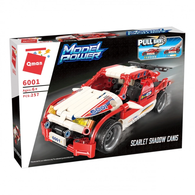 Qman Scarlet Shadow Racing Car Set