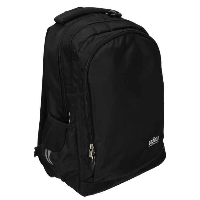 School Backpack with 3 Compartments St. Right 25L Black