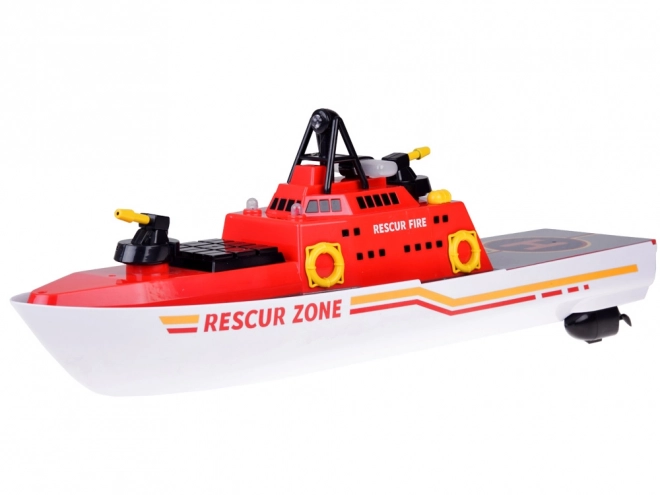 Remote Control Large Fire Rescue Boat