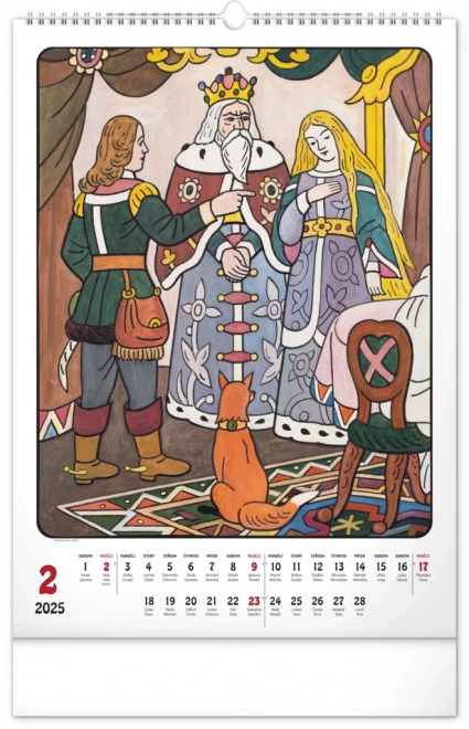 Wall Calendar Josef Lada 2025