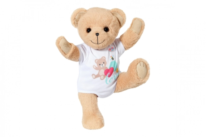 Baby Born Teddy Bear in White Outfit