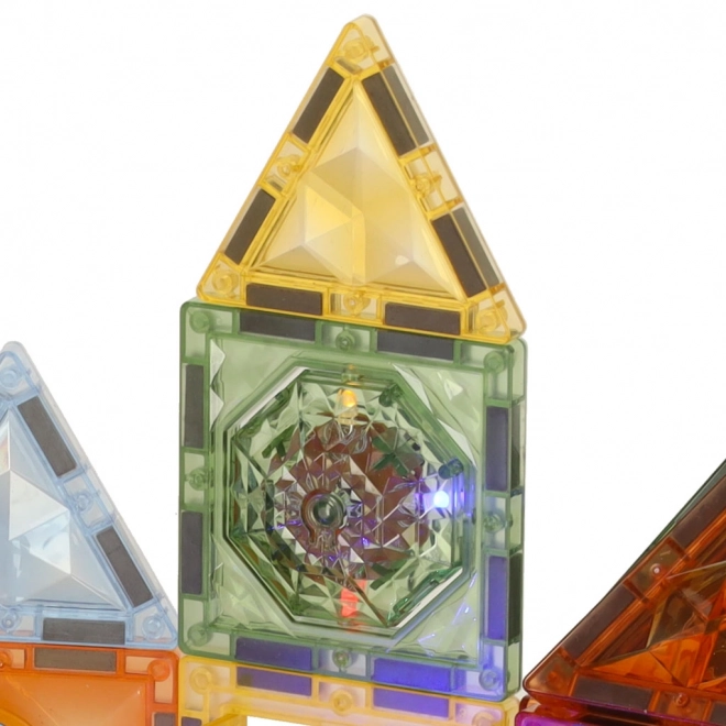 Glowing Magnetic Blocks Set