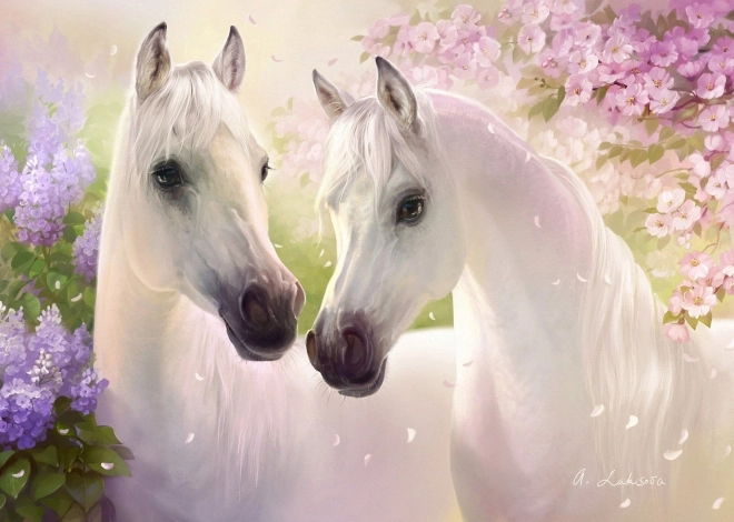 Diamand Painting Kit – Horses in Love