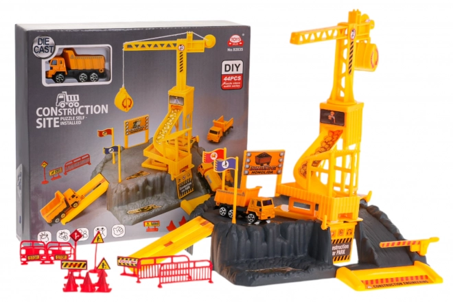 Construction Site Playset with Accessories