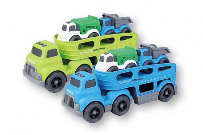 Toy Transport Truck with Cars