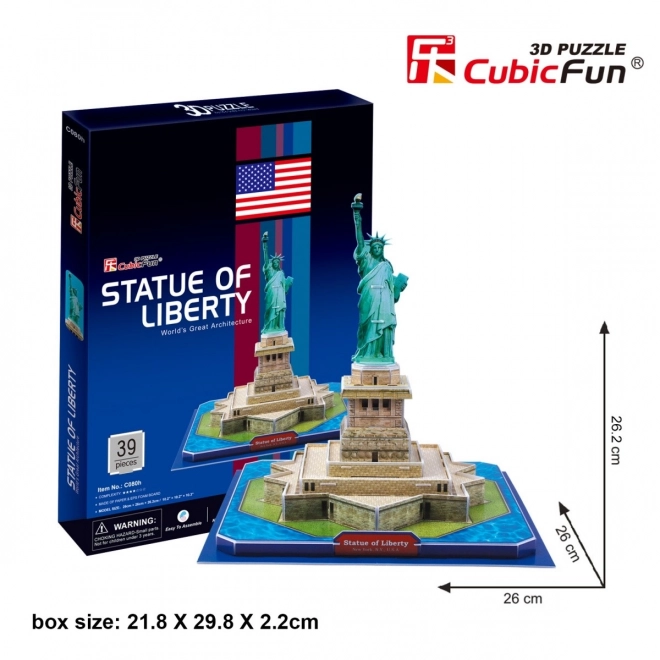 CubicFun 3D Puzzle Statue of Liberty