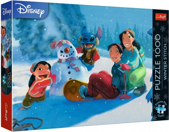Puzzle Premium Plus Winter with Stitch 1000 pieces
