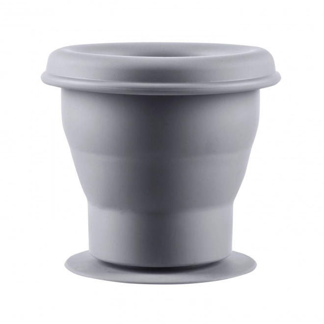 Silicone Suction Snack Bowl Dove Grey