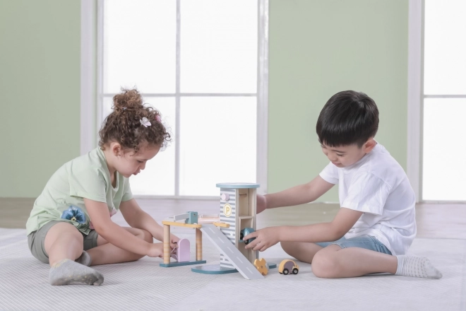 Wooden Garage Play Set