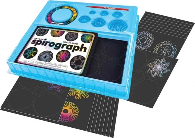 Spirograph Scratch and Shimmer Art Set