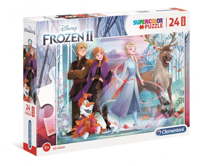 Frozen 2 24 Piece Maxi Super Color Puzzle