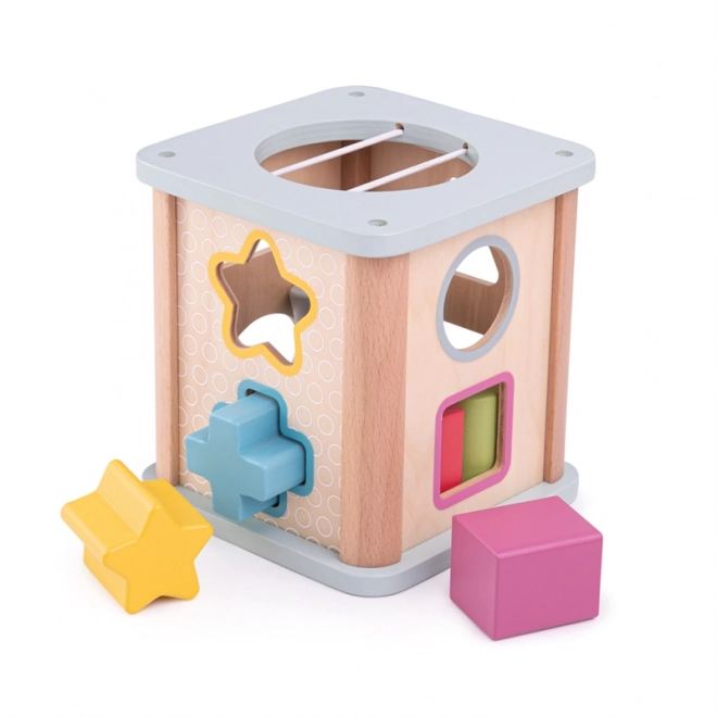 Bigjigs Toys Wooden Shape Sorter Cube