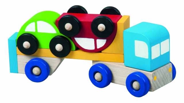 Detoa Wooden Truck with Cars