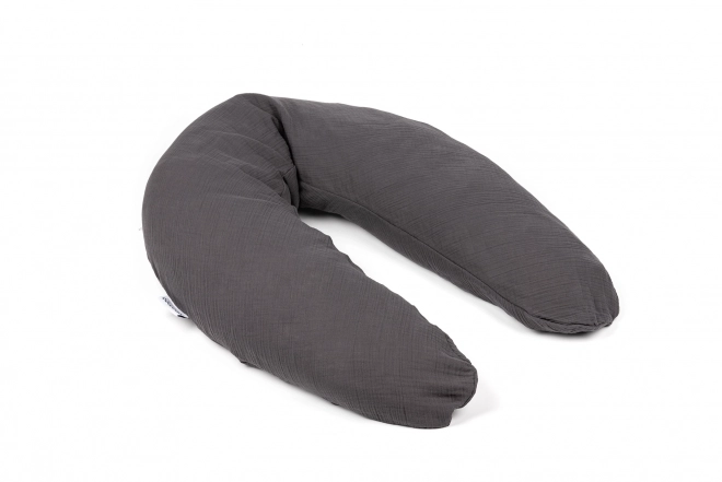 Comfy Big Multifunctional Nursing Pillow Tetra Grey