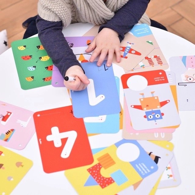 Educational Set Learning Numbers with Erasable Marker