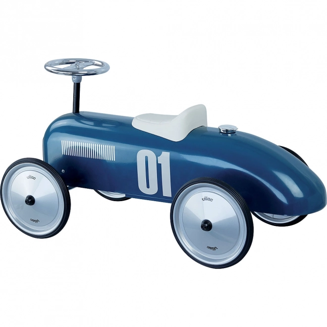 Vilac Vintage Ride-On Car Blue