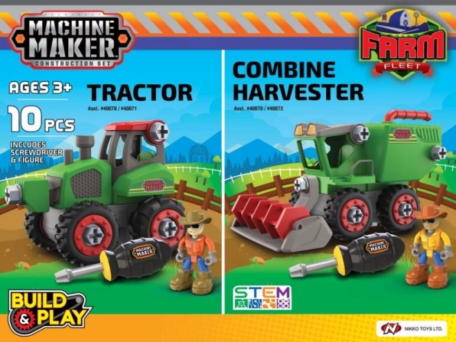 Farm Agricultural Machines with Screwdriver