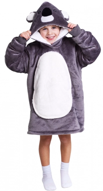 Cozy Noxxiez Koala Warm Hoodie Blanket for Kids