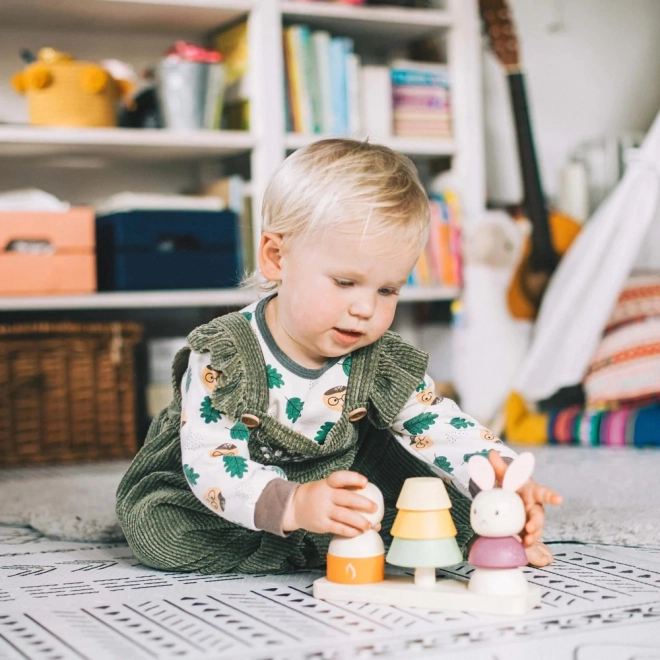 Bigjigs Stacking Toy - Fox and Rabbit