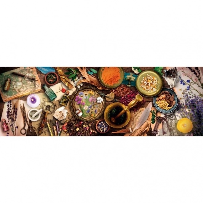 Clementoni panoramic puzzle herbalist's table 1000 pieces