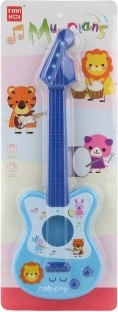 Children's plastic guitar blue