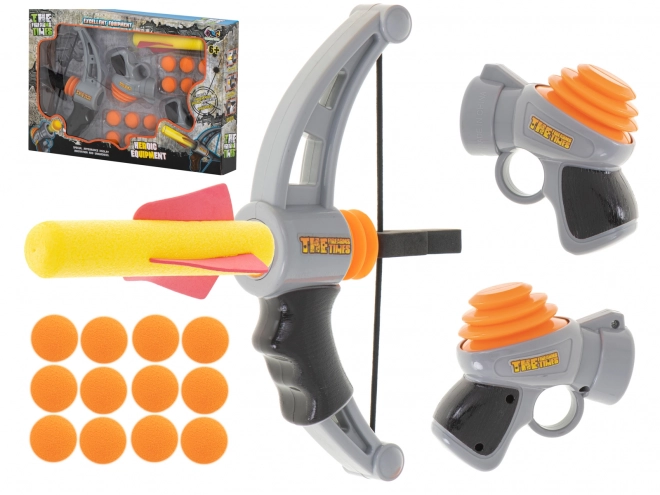 Foam Bullet Blaster and Crossbow Set