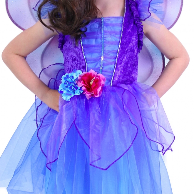 Fairy Violet Costume for Girls with Wings