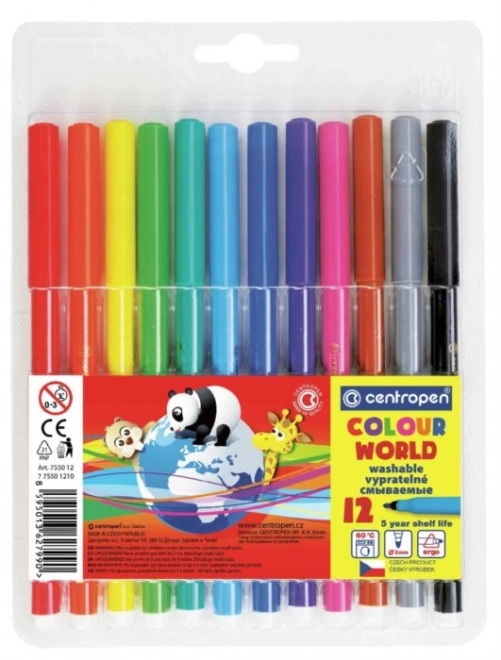 Colorful Markers Set for School by CENTROPEN