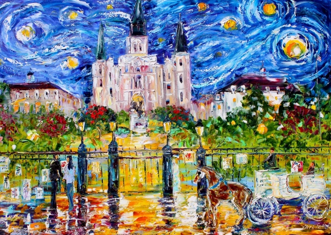 Puzzle Jackson Square, New Orleans 1000 Pieces