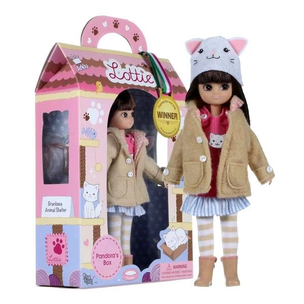 Lottie Doll with Cat Hat and Glasses