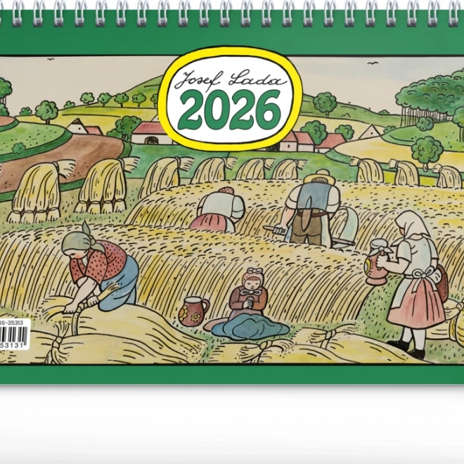 Desktop Calendar Josef Lada 2026