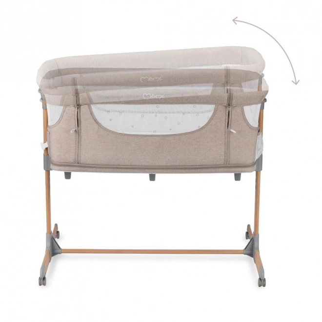 Multifunctional 3-in-1 Baby Crib MoMi Smart Bed Beige