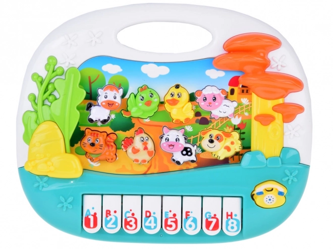 Educational Interactive Musical Piano with Animal Sounds