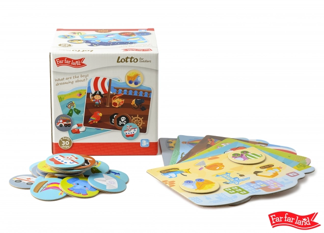 Far Far Land Lotto Adventure Cards for Boys