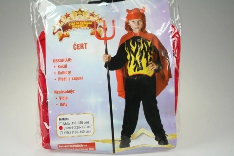 Karnevalový kostým čert pre deti