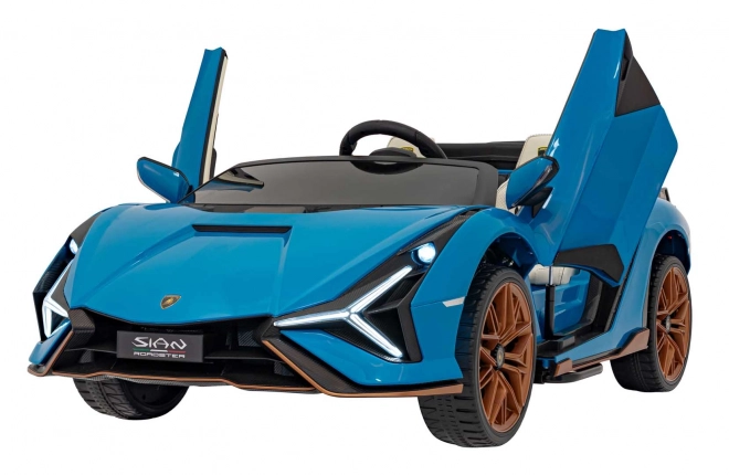Ružové vozidlo Lamborghini Sian – Modré