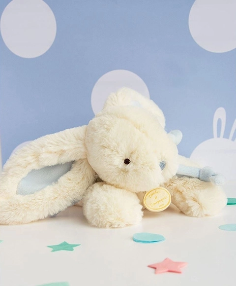 Gift Set Plush Blue Bunny 20 cm