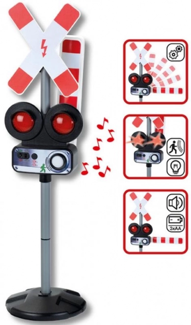 Railroad Crossing Barriers with Sound and Light