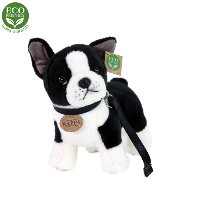 Plush French Bulldog with Leash Eco-Friendly