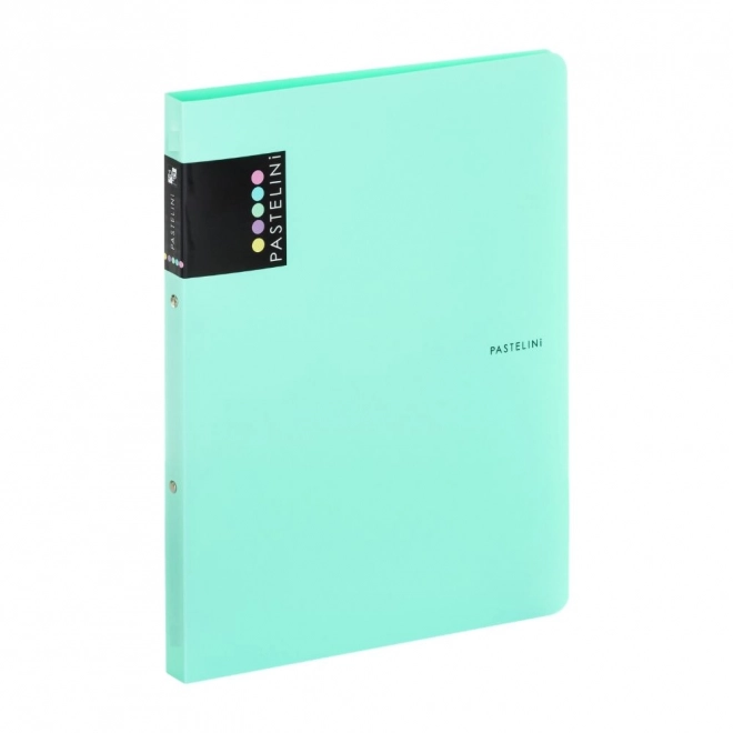 Green ring binder pastelini A4