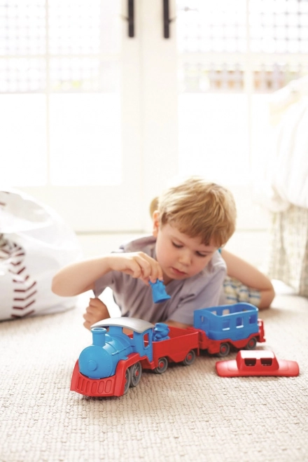 Blue Train Set from Green Toys