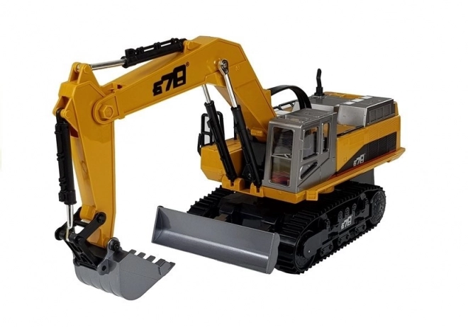 Remote Control Yellow Construction Excavator