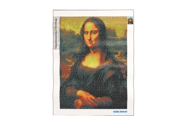 Diamond Painting Mona Lisa 30x40cm