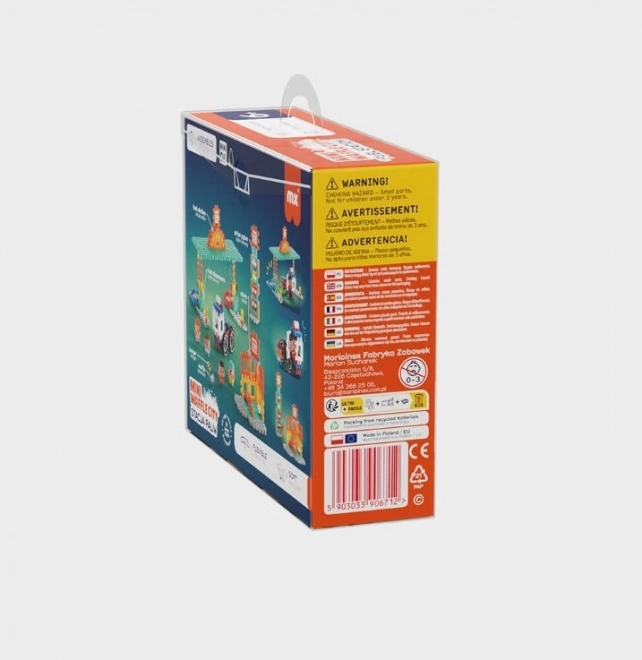 Mini Waffle City Fuel Station Block Set