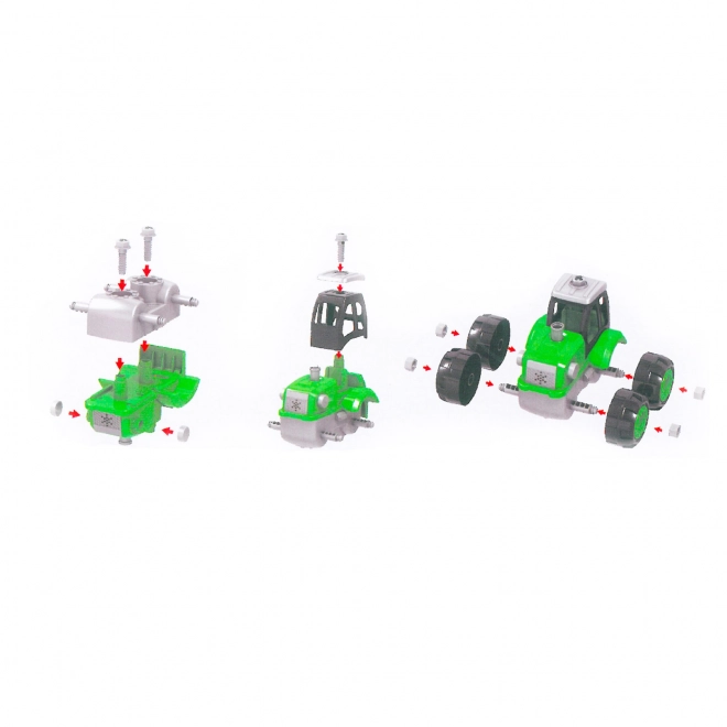 Build Your Own Tractor with Trailer Set