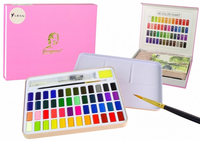 Artist's Watercolor Set with Accessories